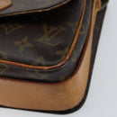 LOUIS VUITTON Monogram Cartouchiere MM Shoulder Bag M51253 LV Auth 172795-15