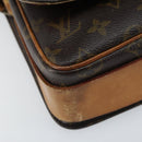 LOUIS VUITTON Monogram Cartouchiere MM Shoulder Bag M51253 LV Auth 172795-16