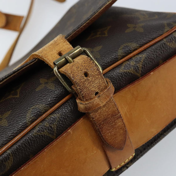 LOUIS VUITTON Monogram Cartouchiere MM Shoulder Bag M51253 LV Auth 172795
