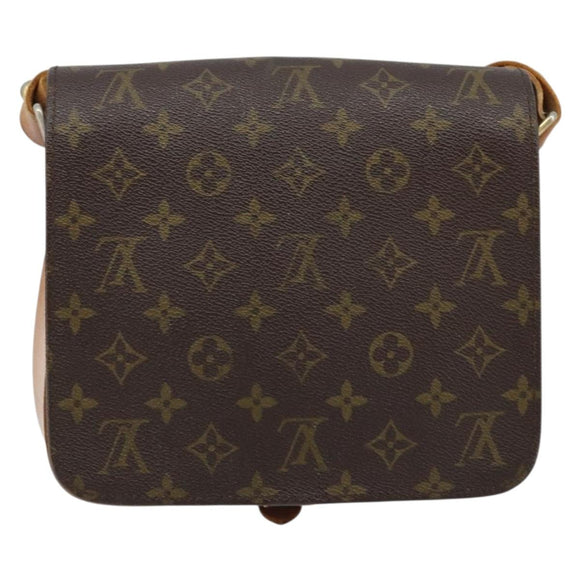 LOUIS VUITTON Monogram Cartouchiere MM Shoulder Bag M51253 LV Auth 172797