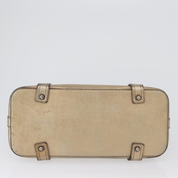 BURBERRY Nova Check Shoulder Bag Canvas Beige Silver Auth 172803