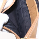 Coach Hand Pouch PVC Beige Gold Auth 172805-11