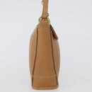 Coach Hand Pouch PVC Beige Gold Auth 172805-4