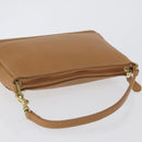 Coach Hand Pouch PVC Beige Gold Auth 172805-6