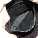 SAINT LAURENT Shoulder Bag Leather Beige Gold Auth 172811V-21