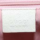 GUCCI GG Canvas Sherry Line Tote Bag Pink Silver 145758 Auth 172816-17