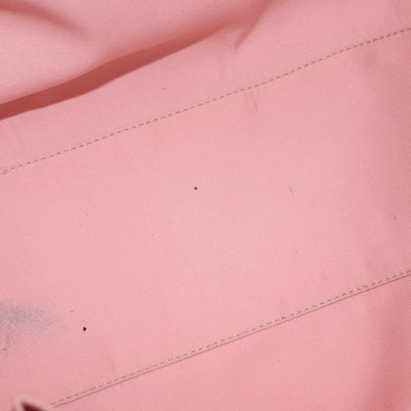 GUCCI GG Canvas Sherry Line Tote Bag Pink Silver 145758 Auth 172816