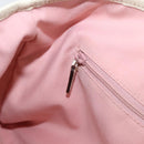 GUCCI GG Canvas Sherry Line Tote Bag Pink Silver 145758 Auth 172816-22
