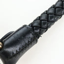 PRADA Hand Bag Nylon Black Gold Auth 172825-23