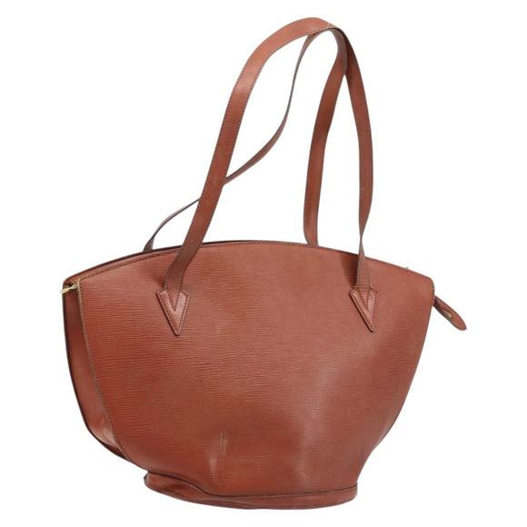 LOUIS VUITTON Epi Saint Jacques Shopping Bag Brown M52263 LV Auth 172827