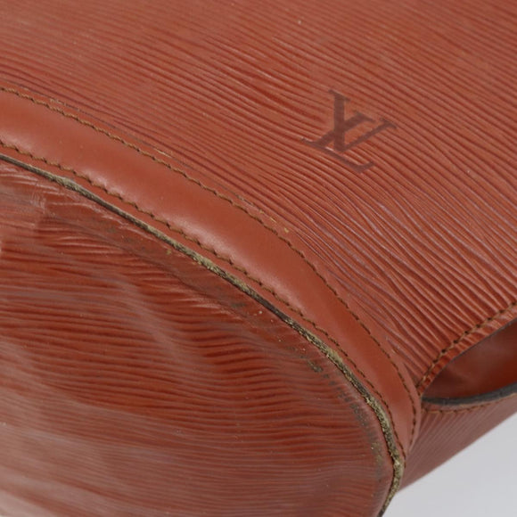 LOUIS VUITTON Epi Saint Jacques Shopping Bag Brown M52263 LV Auth 172827