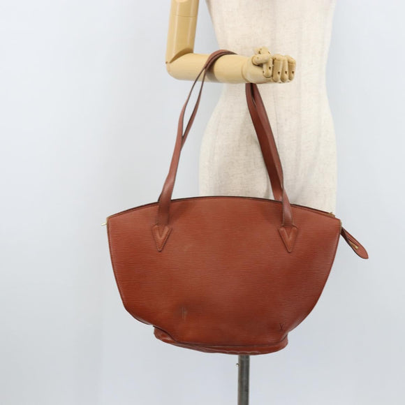 LOUIS VUITTON Epi Saint Jacques Shopping Bag Brown M52263 LV Auth 172827