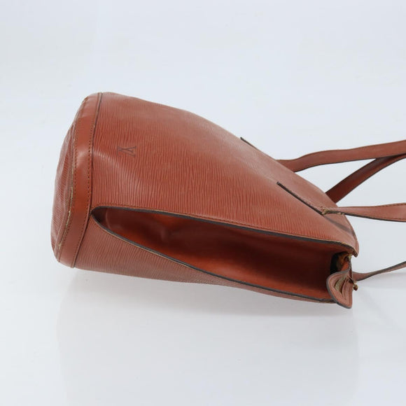 LOUIS VUITTON Epi Saint Jacques Shopping Bag Brown M52263 LV Auth 172827
