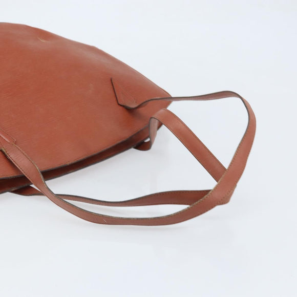LOUIS VUITTON Epi Saint Jacques Shopping Bag Brown M52263 LV Auth 172827