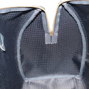 Christian Dior Trotter Canvas Boston Bag Nylon Black Gold Auth 172840-17