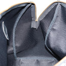 Christian Dior Trotter Canvas Boston Bag Nylon Black Gold Auth 172840-18