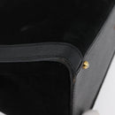 GUCCI Bamboo Hand Bag Suede Black Gold 002 1096 0260 Auth 172841-10