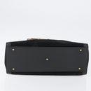 GUCCI Bamboo Hand Bag Suede Black Gold 002 1096 0260 Auth 172841-9