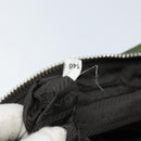 PRADA Shoulder Bag Nylon Khaki Silver Auth 172848-12