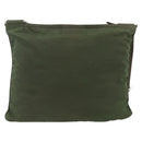 PRADA Shoulder Bag Nylon Green Silver Auth 172849-2