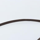 Christian Dior Trotter Canvas Shoulder Bag Brown Gold Auth 172857-8