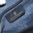GUCCI GG Supreme Sherry Line Shoulder Bag PVC Navy Gold 001 4071 5 Auth 172858-10