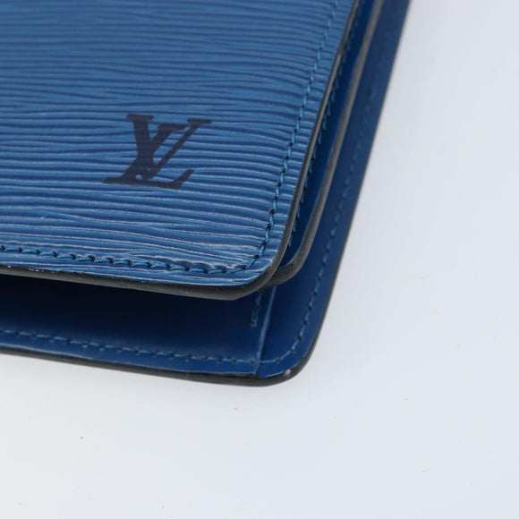 LOUIS VUITTON Epi Capuchin Shoulder Bag Blue M52345 LV Auth 172860