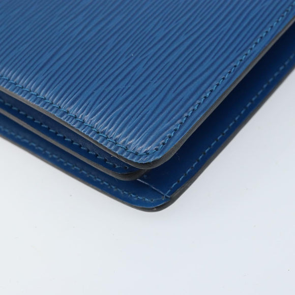 LOUIS VUITTON Epi Capuchin Shoulder Bag Blue M52345 LV Auth 172860