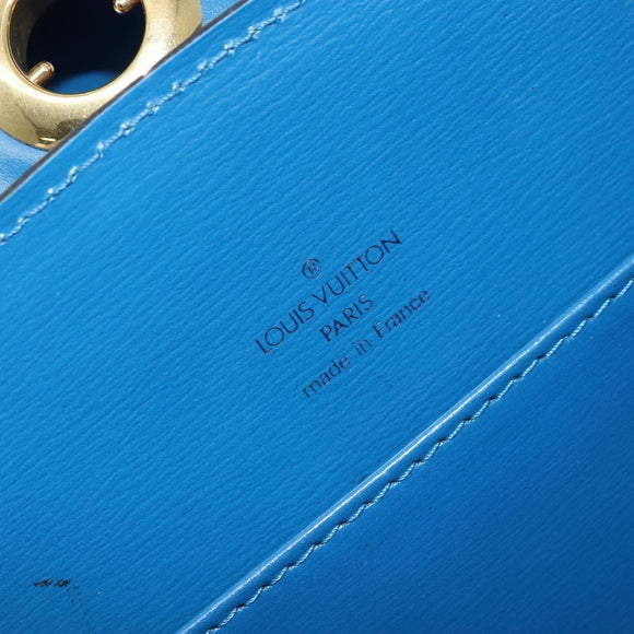 LOUIS VUITTON Epi Capuchin Shoulder Bag Blue M52345 LV Auth 172860
