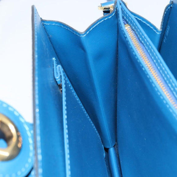 LOUIS VUITTON Epi Capuchin Shoulder Bag Blue M52345 LV Auth 172860