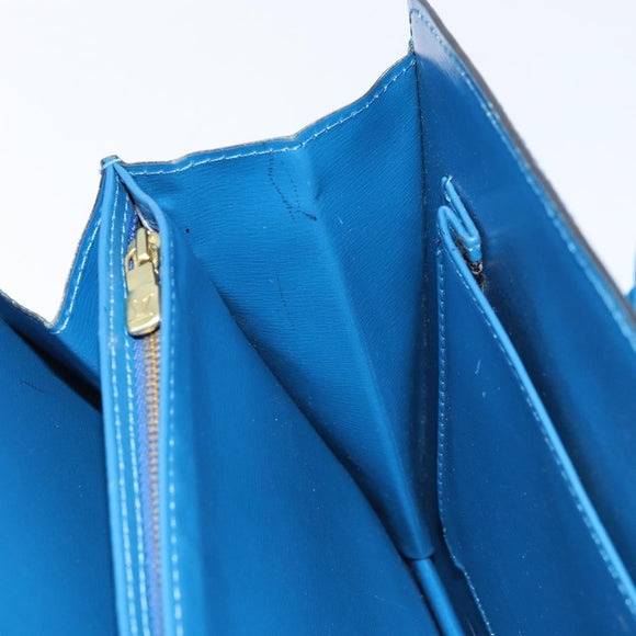 LOUIS VUITTON Epi Capuchin Shoulder Bag Blue M52345 LV Auth 172860