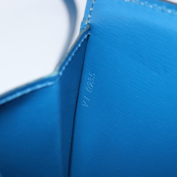 LOUIS VUITTON Epi Capuchin Shoulder Bag Blue M52345 LV Auth 172860