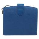 LOUIS VUITTON Epi Capuchin Shoulder Bag Blue M52345 LV Auth 172860-2