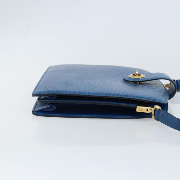 LOUIS VUITTON Epi Capuchin Shoulder Bag Blue M52345 LV Auth 172860
