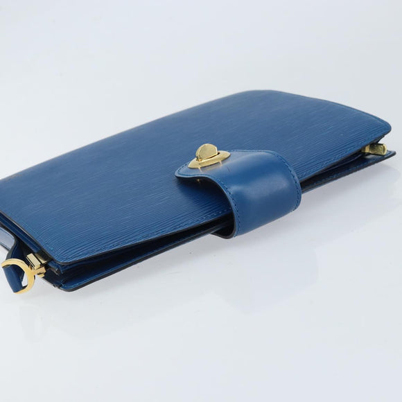 LOUIS VUITTON Epi Capuchin Shoulder Bag Blue M52345 LV Auth 172860
