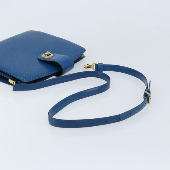 LOUIS VUITTON Epi Capuchin Shoulder Bag Blue M52345 LV Auth 172860