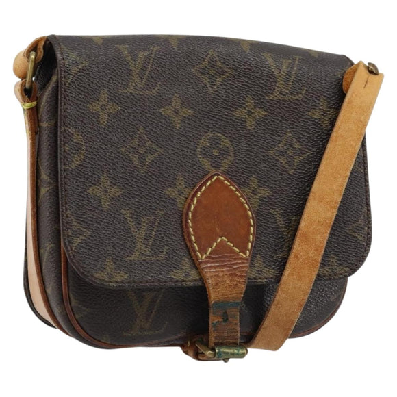 LOUIS VUITTON Monogram Cartouchiere PM Shoulder Bag M51254 LV Auth 172864