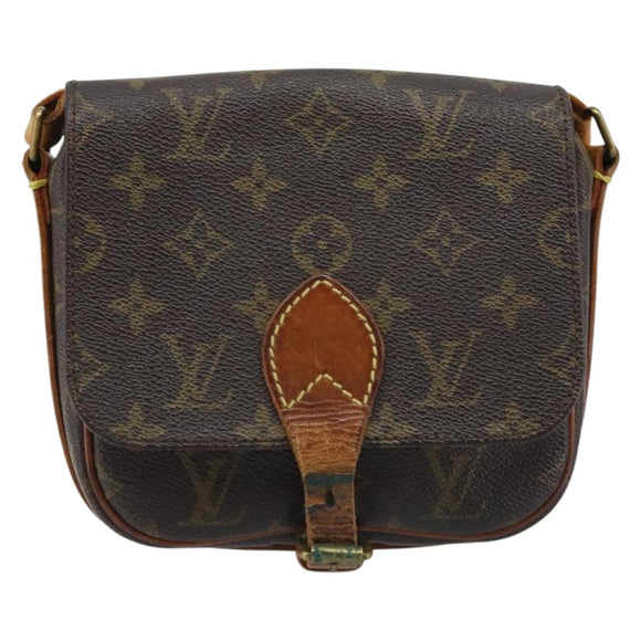 LOUIS VUITTON Monogram Cartouchiere PM Shoulder Bag M51254 LV Auth 172864