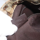 GUCCI GG Crystal Tote Bag Coated Canvas Beige Gold 211921 Auth 172867-21