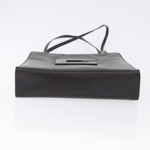 GUCCI Shoulder Bag Patent leather Brown 002 1007 Auth 172868