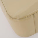 GUCCI Shoulder Bag Patent leather Beige Silver 001 2214 1703 Auth 172870-11