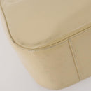 GUCCI Shoulder Bag Patent leather Beige Silver 001 2214 1703 Auth 172870-13