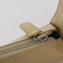 GUCCI Shoulder Bag Patent leather Beige Silver 001 2214 1703 Auth 172870-14