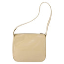 GUCCI Shoulder Bag Patent leather Beige Silver 001 2214 1703 Auth 172870-3