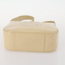 GUCCI Shoulder Bag Patent leather Beige Silver 001 2214 1703 Auth 172870-9