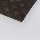 LOUIS VUITTON Monogram Pochette Apollo Clutch Bag Blue M63048 LV Auth 172871-14