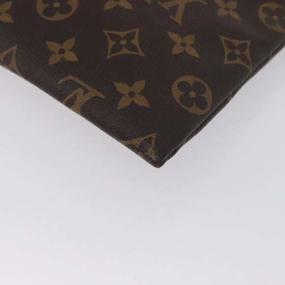 LOUIS VUITTON Monogram Pochette Apollo Clutch Bag Blue M63048 LV Auth 172871