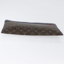 LOUIS VUITTON Monogram Pochette Apollo Clutch Bag Blue M63048 LV Auth 172871-7
