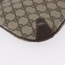 GUCCI GG Supreme Web Sherry Line Shoulder Bag PVC Beige 904 02 026 Auth 172873-10