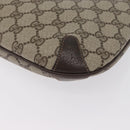 GUCCI GG Supreme Web Sherry Line Shoulder Bag PVC Beige 904 02 026 Auth 172873-13